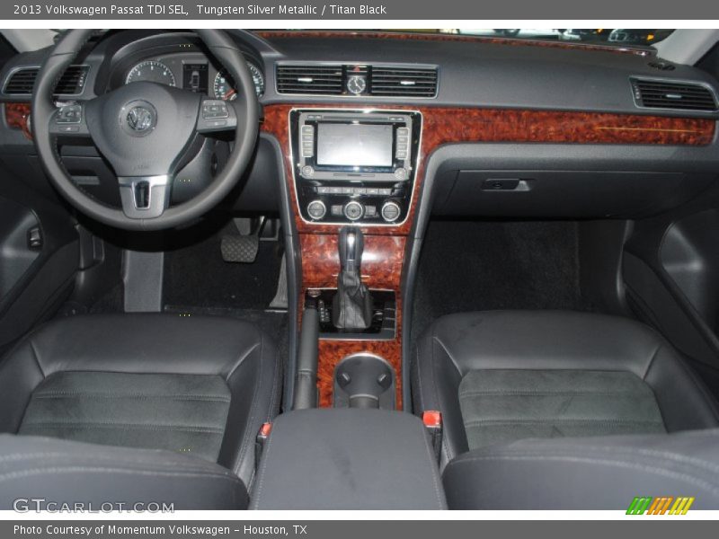 Tungsten Silver Metallic / Titan Black 2013 Volkswagen Passat TDI SEL