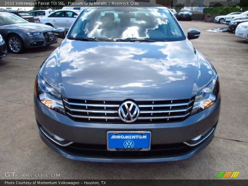 Platinum Gray Metallic / Moonrock Gray 2013 Volkswagen Passat TDI SEL