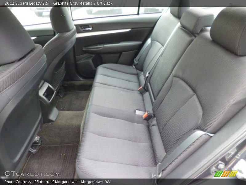 Graphite Gray Metallic / Off Black 2012 Subaru Legacy 2.5i