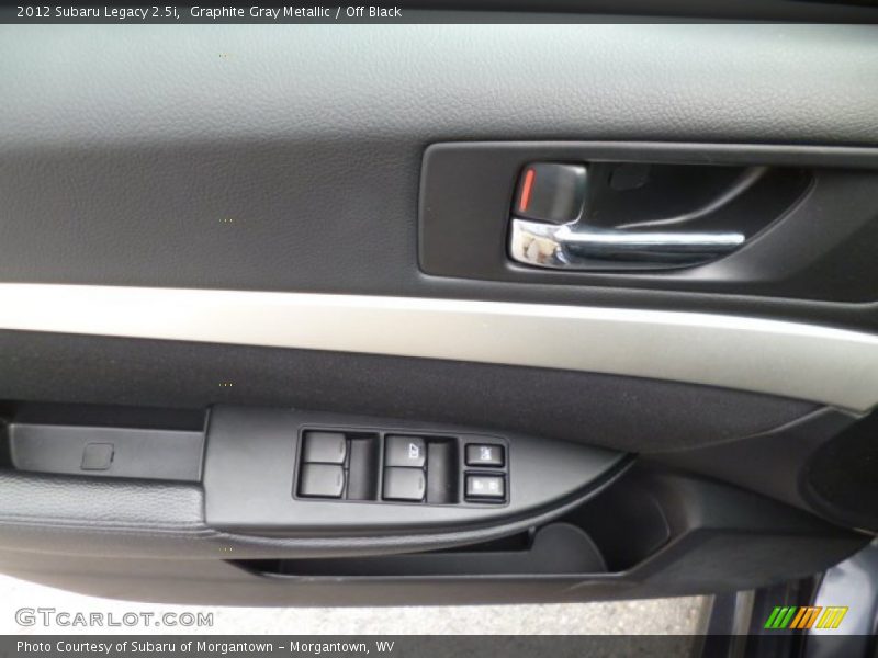 Graphite Gray Metallic / Off Black 2012 Subaru Legacy 2.5i