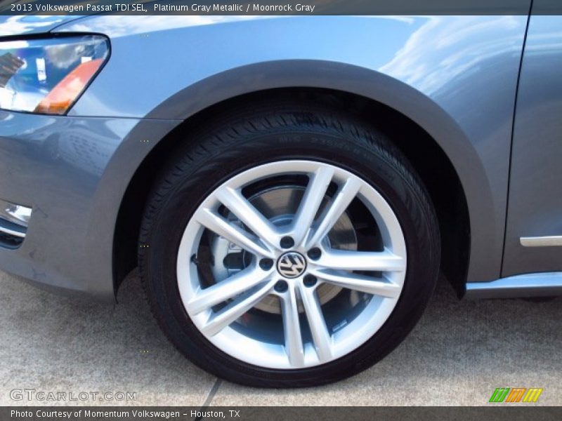 Platinum Gray Metallic / Moonrock Gray 2013 Volkswagen Passat TDI SEL