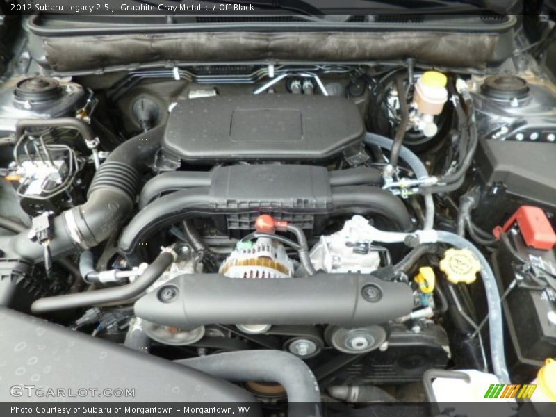 Graphite Gray Metallic / Off Black 2012 Subaru Legacy 2.5i