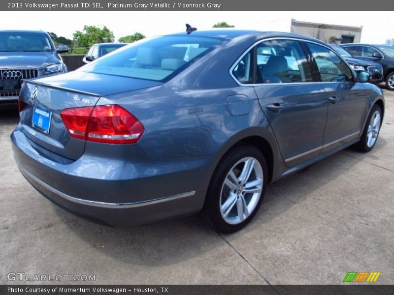 Platinum Gray Metallic / Moonrock Gray 2013 Volkswagen Passat TDI SEL