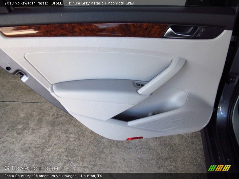 Platinum Gray Metallic / Moonrock Gray 2013 Volkswagen Passat TDI SEL