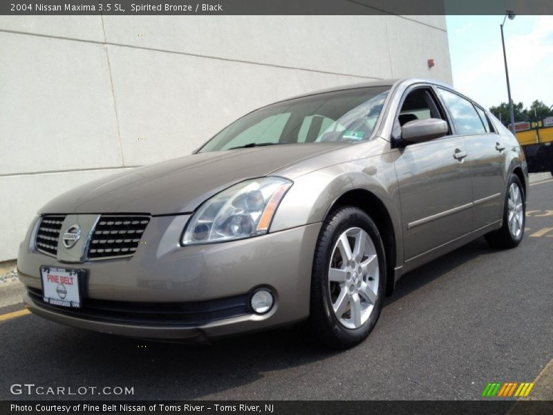 Spirited Bronze / Black 2004 Nissan Maxima 3.5 SL