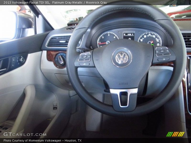 Platinum Gray Metallic / Moonrock Gray 2013 Volkswagen Passat TDI SEL