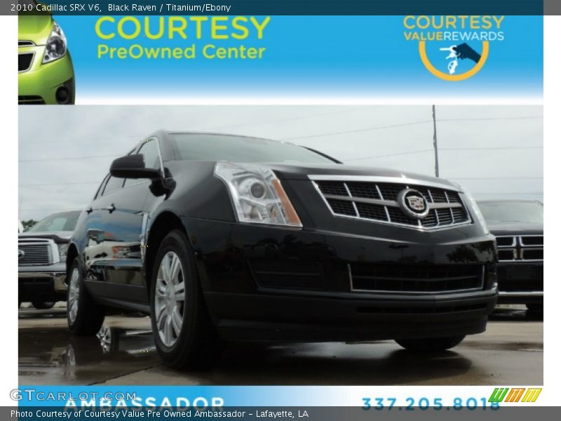 Black Raven / Titanium/Ebony 2010 Cadillac SRX V6