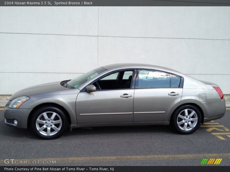 Spirited Bronze / Black 2004 Nissan Maxima 3.5 SL