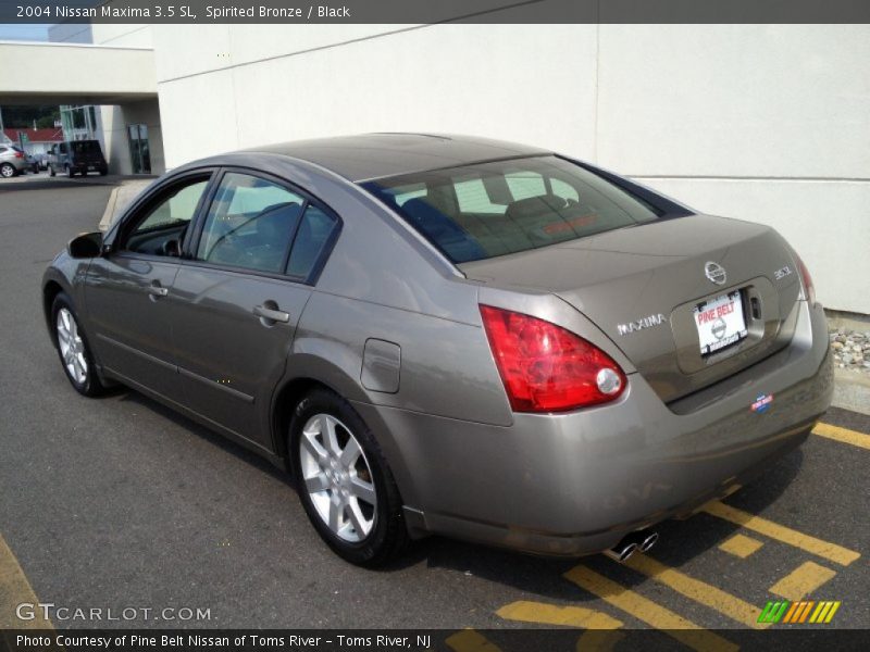 Spirited Bronze / Black 2004 Nissan Maxima 3.5 SL