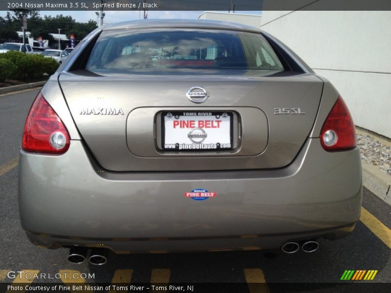 Spirited Bronze / Black 2004 Nissan Maxima 3.5 SL