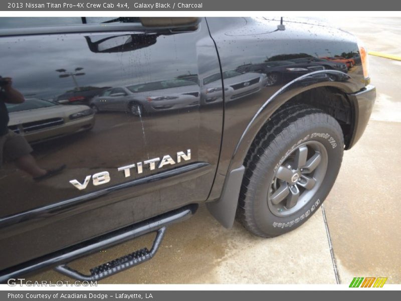 Galaxy Black / Charcoal 2013 Nissan Titan Pro-4X Crew Cab 4x4