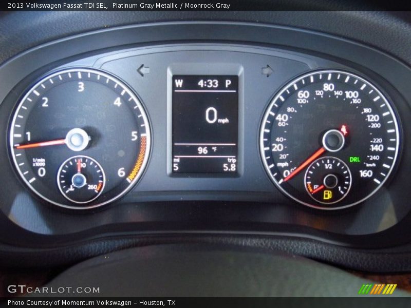 Platinum Gray Metallic / Moonrock Gray 2013 Volkswagen Passat TDI SEL