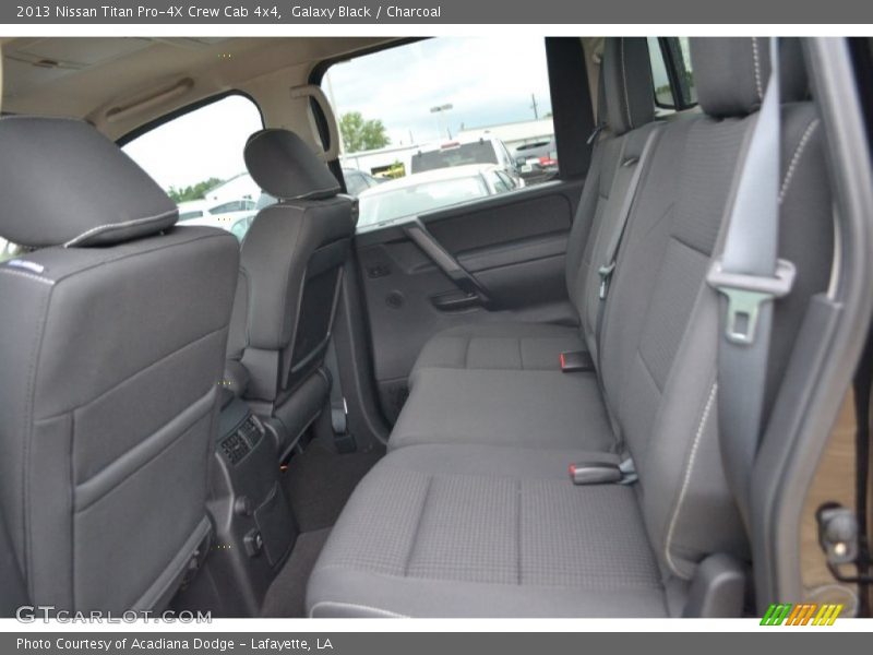 Rear Seat of 2013 Titan Pro-4X Crew Cab 4x4