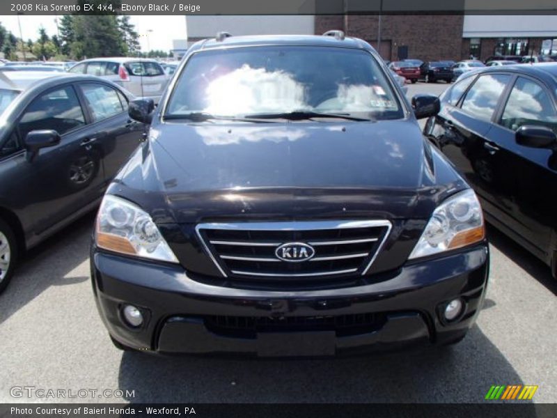 Ebony Black / Beige 2008 Kia Sorento EX 4x4