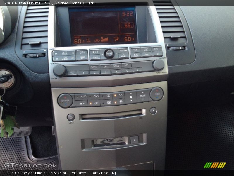 Spirited Bronze / Black 2004 Nissan Maxima 3.5 SL