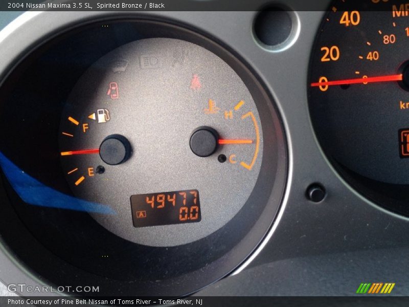 Spirited Bronze / Black 2004 Nissan Maxima 3.5 SL