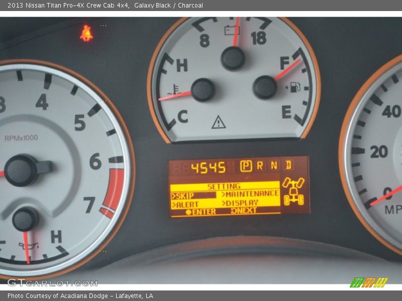 Galaxy Black / Charcoal 2013 Nissan Titan Pro-4X Crew Cab 4x4