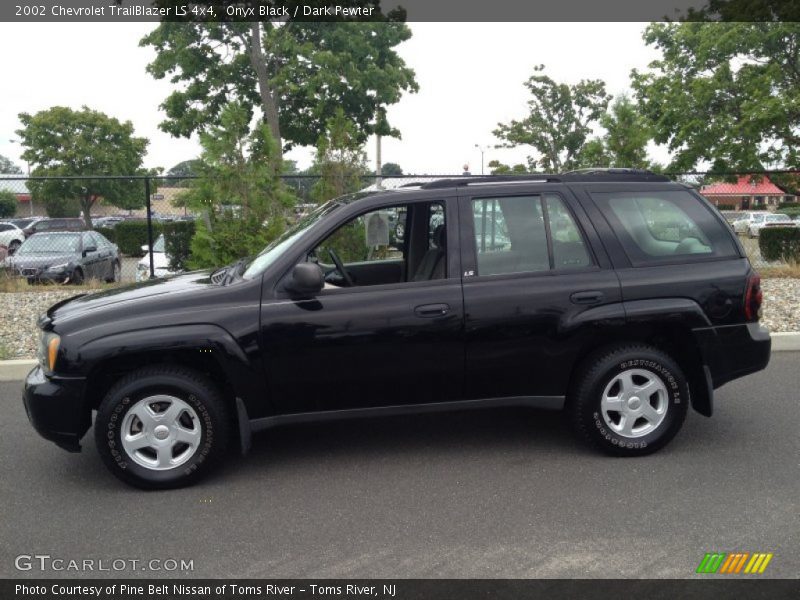 Onyx Black / Dark Pewter 2002 Chevrolet TrailBlazer LS 4x4
