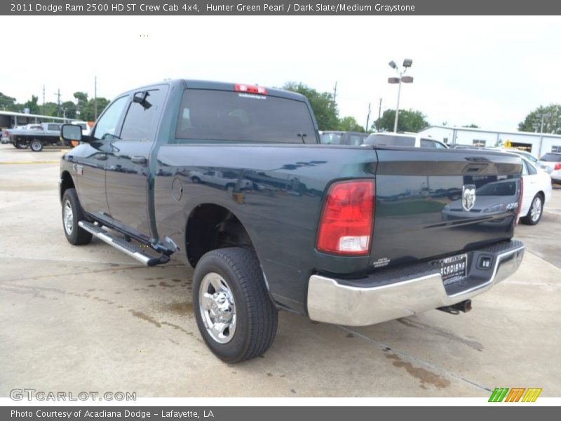 Hunter Green Pearl / Dark Slate/Medium Graystone 2011 Dodge Ram 2500 HD ST Crew Cab 4x4