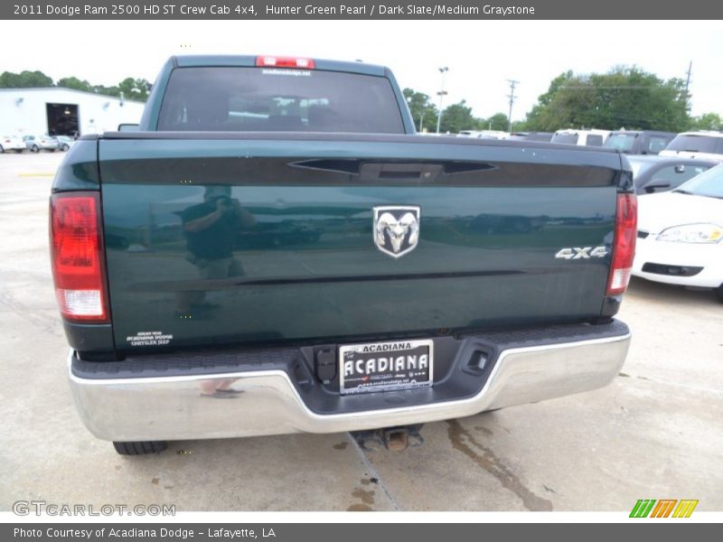 Hunter Green Pearl / Dark Slate/Medium Graystone 2011 Dodge Ram 2500 HD ST Crew Cab 4x4