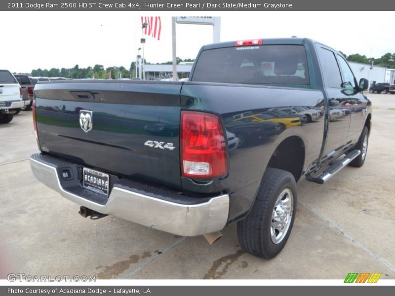 Hunter Green Pearl / Dark Slate/Medium Graystone 2011 Dodge Ram 2500 HD ST Crew Cab 4x4