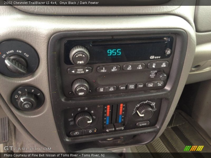 Onyx Black / Dark Pewter 2002 Chevrolet TrailBlazer LS 4x4