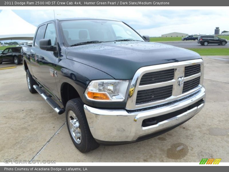 Hunter Green Pearl / Dark Slate/Medium Graystone 2011 Dodge Ram 2500 HD ST Crew Cab 4x4