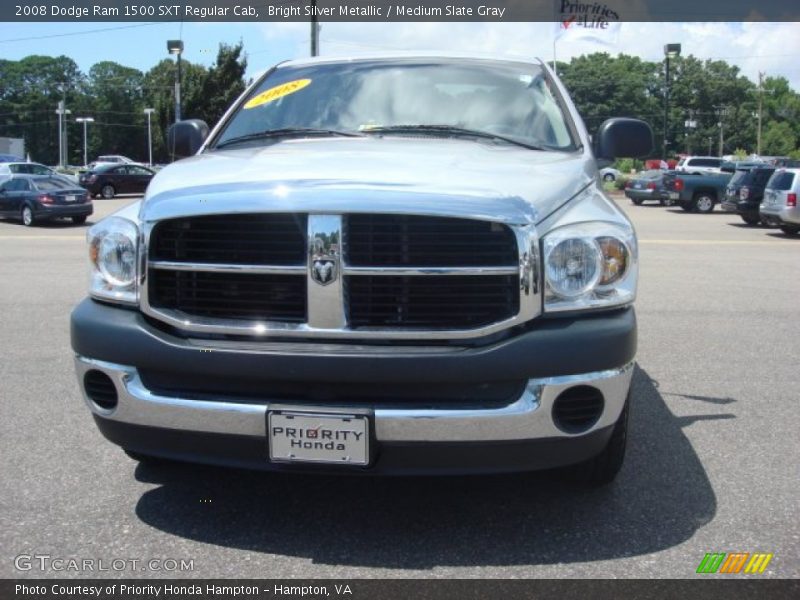 Bright Silver Metallic / Medium Slate Gray 2008 Dodge Ram 1500 SXT Regular Cab