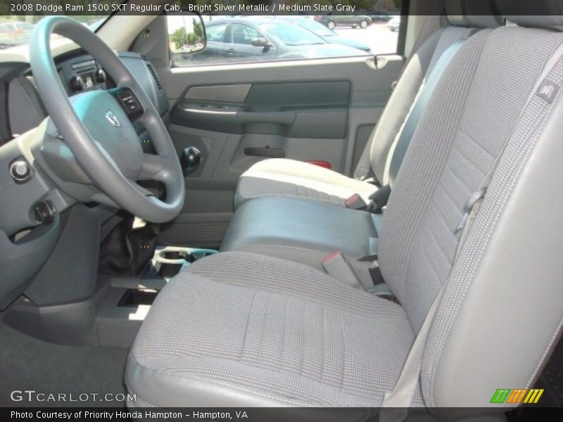 Bright Silver Metallic / Medium Slate Gray 2008 Dodge Ram 1500 SXT Regular Cab