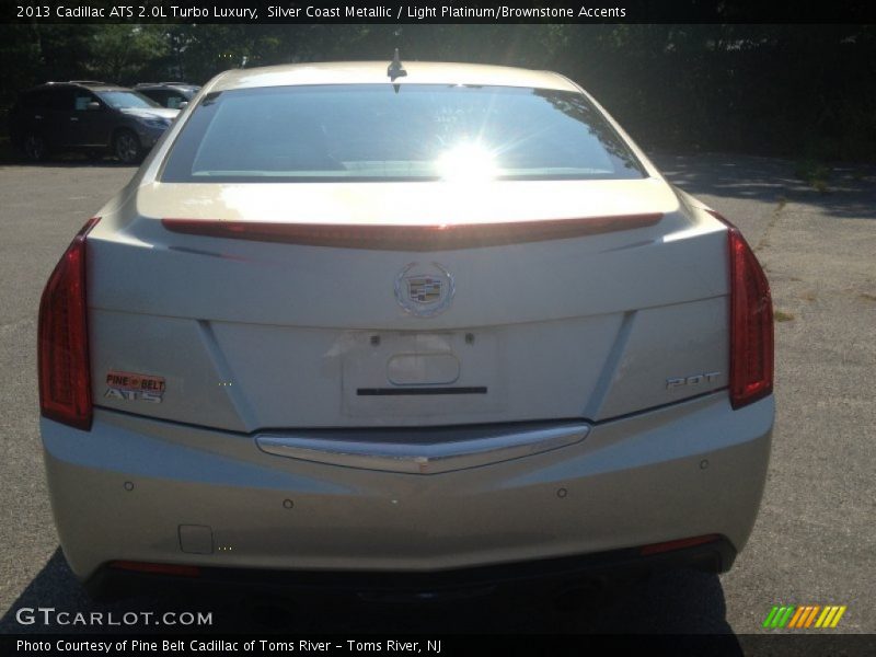 Silver Coast Metallic / Light Platinum/Brownstone Accents 2013 Cadillac ATS 2.0L Turbo Luxury
