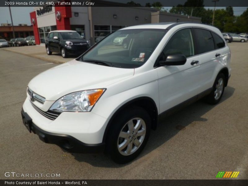 Taffeta White / Gray 2009 Honda CR-V EX 4WD