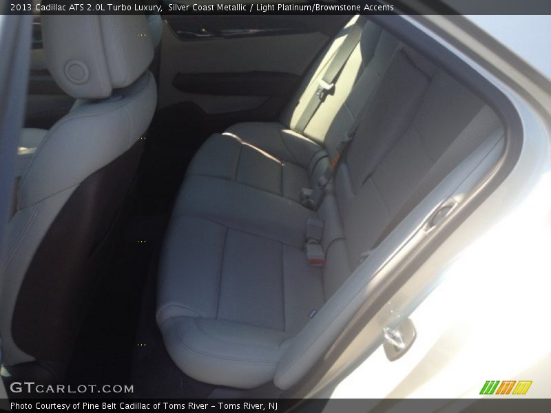 Silver Coast Metallic / Light Platinum/Brownstone Accents 2013 Cadillac ATS 2.0L Turbo Luxury