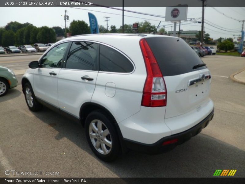 Taffeta White / Gray 2009 Honda CR-V EX 4WD