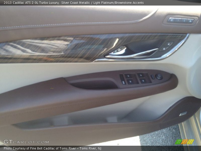 Silver Coast Metallic / Light Platinum/Brownstone Accents 2013 Cadillac ATS 2.0L Turbo Luxury