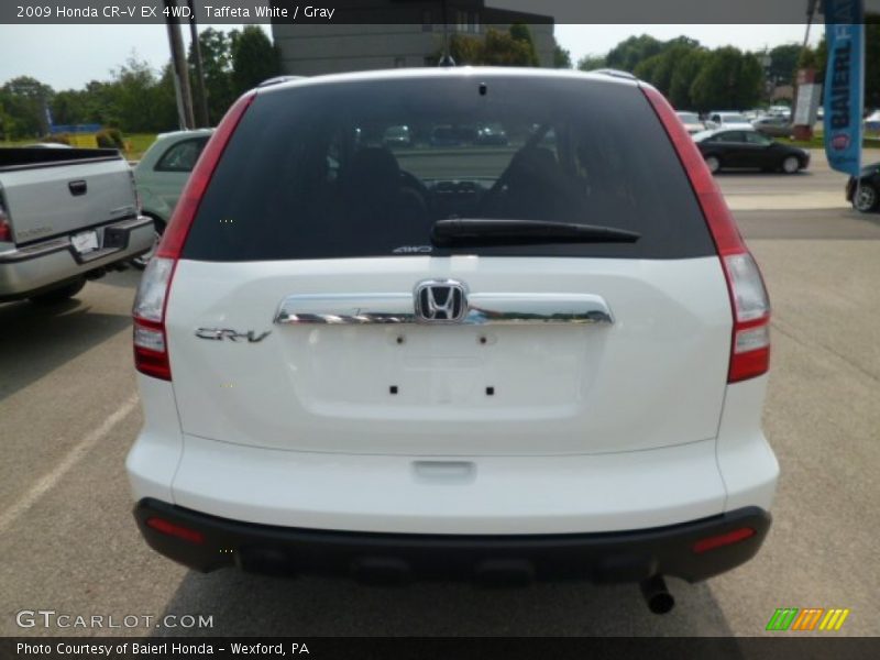 Taffeta White / Gray 2009 Honda CR-V EX 4WD