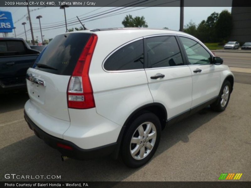 Taffeta White / Gray 2009 Honda CR-V EX 4WD