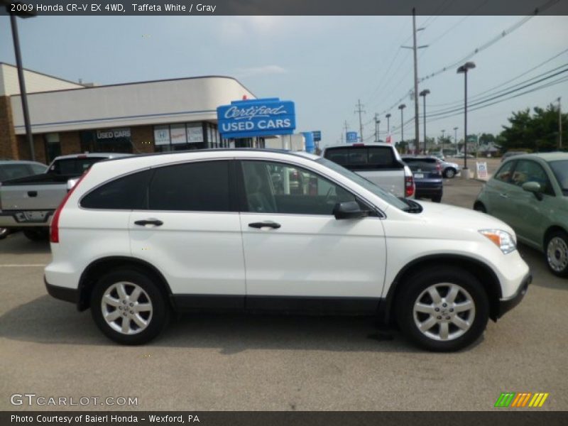 Taffeta White / Gray 2009 Honda CR-V EX 4WD