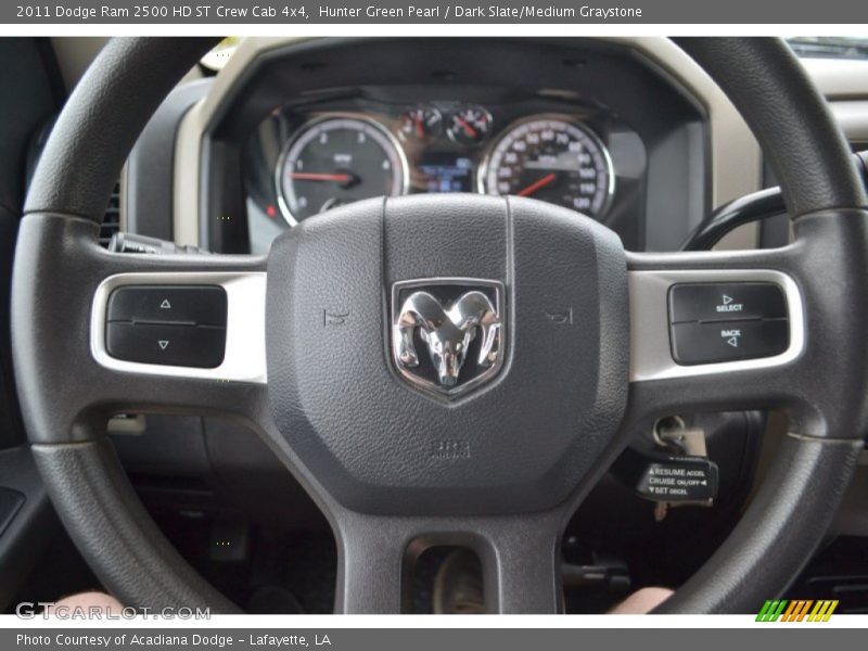 Hunter Green Pearl / Dark Slate/Medium Graystone 2011 Dodge Ram 2500 HD ST Crew Cab 4x4