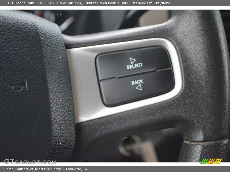 Hunter Green Pearl / Dark Slate/Medium Graystone 2011 Dodge Ram 2500 HD ST Crew Cab 4x4