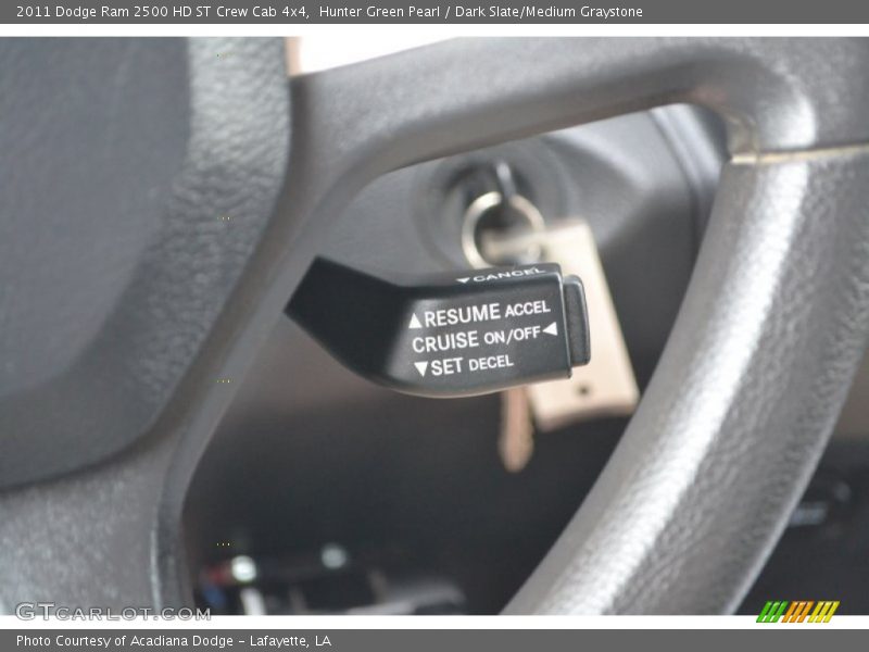 Hunter Green Pearl / Dark Slate/Medium Graystone 2011 Dodge Ram 2500 HD ST Crew Cab 4x4