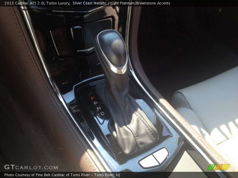 Silver Coast Metallic / Light Platinum/Brownstone Accents 2013 Cadillac ATS 2.0L Turbo Luxury