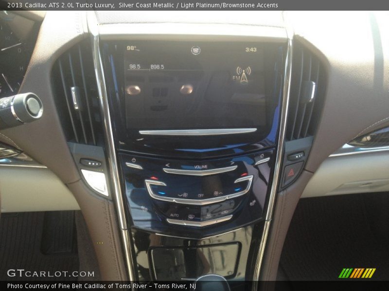 Silver Coast Metallic / Light Platinum/Brownstone Accents 2013 Cadillac ATS 2.0L Turbo Luxury