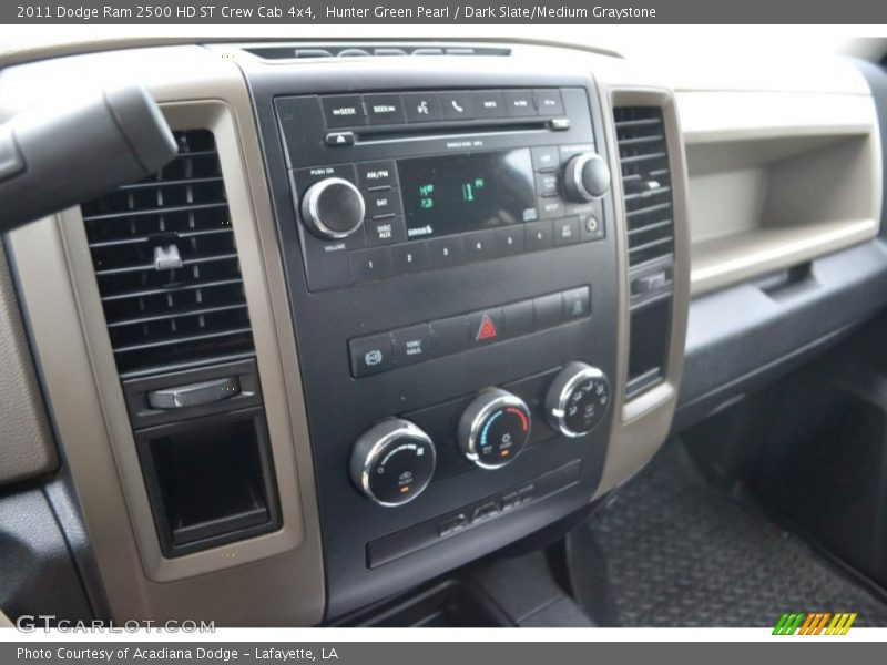 Hunter Green Pearl / Dark Slate/Medium Graystone 2011 Dodge Ram 2500 HD ST Crew Cab 4x4