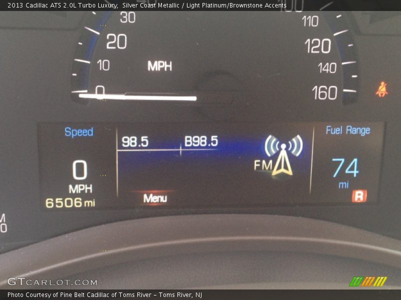Silver Coast Metallic / Light Platinum/Brownstone Accents 2013 Cadillac ATS 2.0L Turbo Luxury