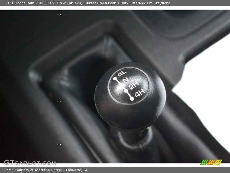 Hunter Green Pearl / Dark Slate/Medium Graystone 2011 Dodge Ram 2500 HD ST Crew Cab 4x4