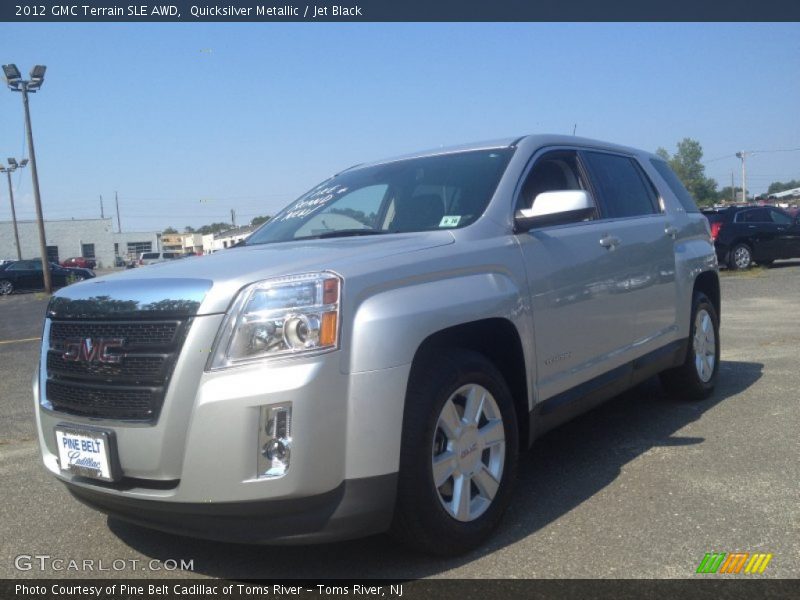 Quicksilver Metallic / Jet Black 2012 GMC Terrain SLE AWD