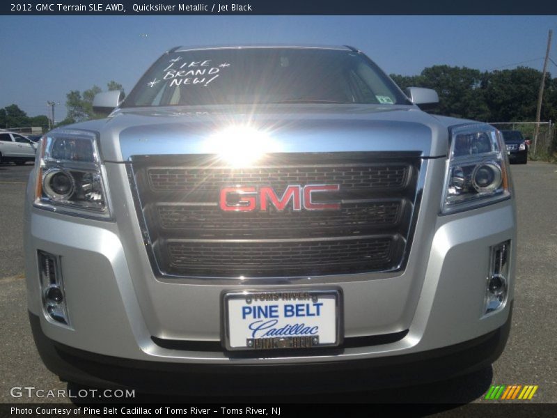 Quicksilver Metallic / Jet Black 2012 GMC Terrain SLE AWD