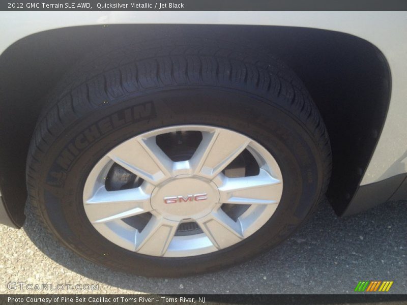 Quicksilver Metallic / Jet Black 2012 GMC Terrain SLE AWD