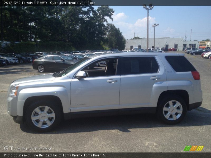 Quicksilver Metallic / Jet Black 2012 GMC Terrain SLE AWD