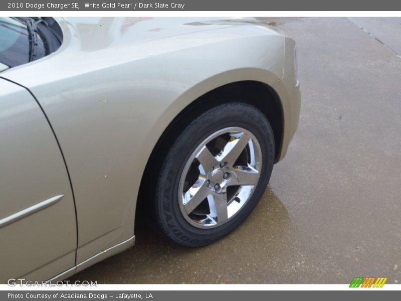 White Gold Pearl / Dark Slate Gray 2010 Dodge Charger SE